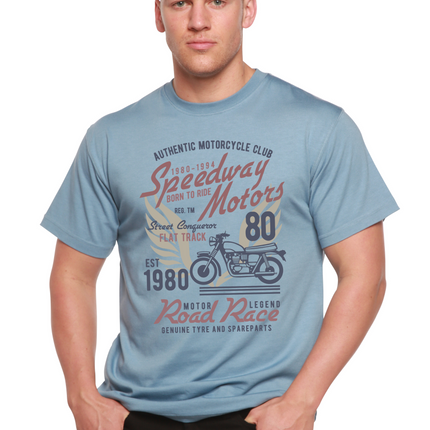 Speedway Motor Spun Bamboo® Men's Bamboo Viscose/Organic Cotton Short Sleeve Graphic T-Shirt