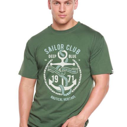 Sailor Club Spun Bamboo® Men's Bamboo Viscose/Organic Cotton Short Sleeve Graphic T-Shirt