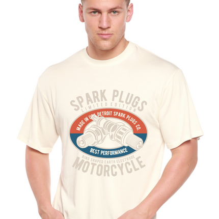 Spark Plugs Spun Bamboo® Men's Bamboo Viscose/Organic Cotton Short Sleeve Graphic T-Shirt
