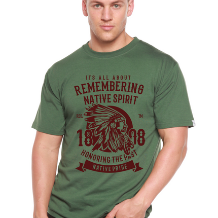 Remembering Spun Bamboo® Men's Bamboo Viscose/Organic Cotton Short Sleeve Graphic T-Shirt