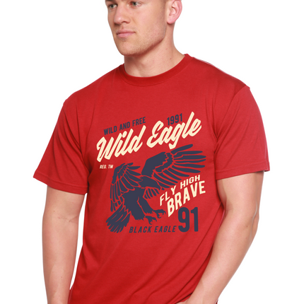 Wild Eagle Spun Bamboo® Men's Bamboo Viscose/Organic Cotton Short Sleeve Graphic T-Shirt
