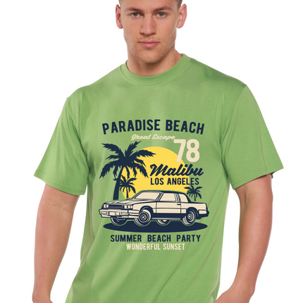 Paradise Beach Spun Bamboo® Men's Bamboo Viscose/Organic Cotton Short Sleeve Graphic T-Shirt