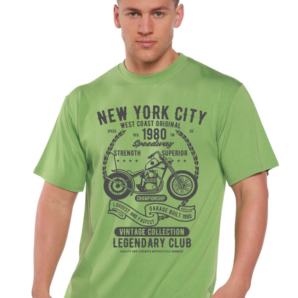 New York City Spun Bamboo® Men's Bamboo Viscose/Organic Cotton Short Sleeve Graphic T-Shirt