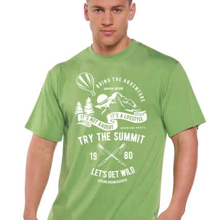 Try The Summit Spun Bamboo® Men's Bamboo Viscose/Organic Cotton Short Sleeve Graphic T-Shirt