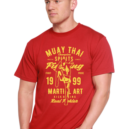 Muay Thai Spun Bamboo® Men's Bamboo Viscose/Organic Cotton Short Sleeve Graphic T-Shirt
