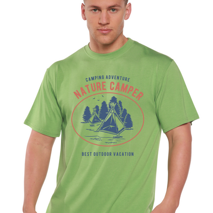 Nature Camper Spun Bamboo® Men's Bamboo Viscose/Organic Cotton Short Sleeve Graphic T-Shirt