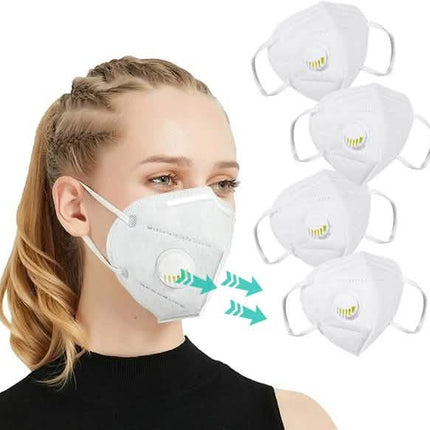 5 Layers KN95 Face Mask with Breathing Valve