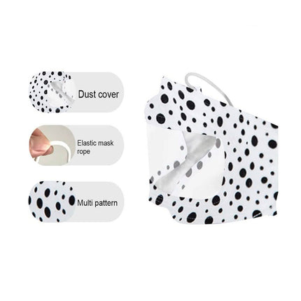 5-Pack: Custom Fashion Smile Communicator Face Mask