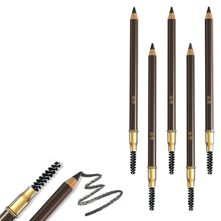 5-Pack: Eyebrow Pencil Longlasting Waterproof Durable Liner