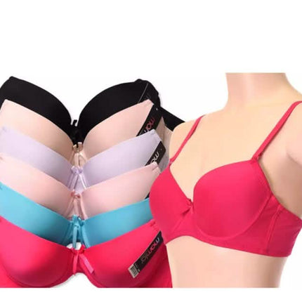5-Pack: Mamia Women's Demi-Cup Multi-Way Bra - Size: 38C