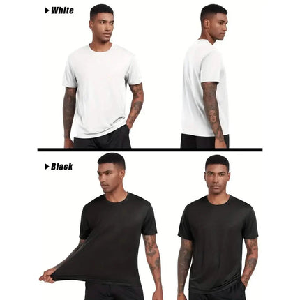 5-Pack: Quick Dry Men's T-Shirts Sport Short Sleeve
