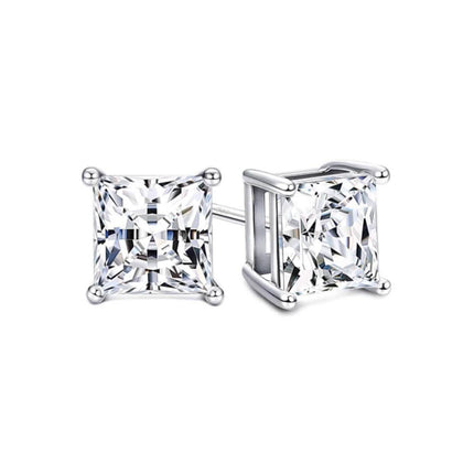 5-Pack: Swarovski Crystal Sterling Silver Stud Earrings For Women