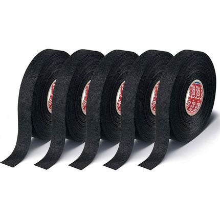 5-Pack: Tesa 51608 Adhesive Wiring Loom Cloth Tape
