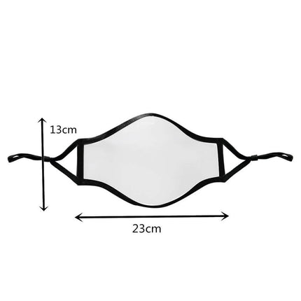5-Pack: Transparent Face Masks