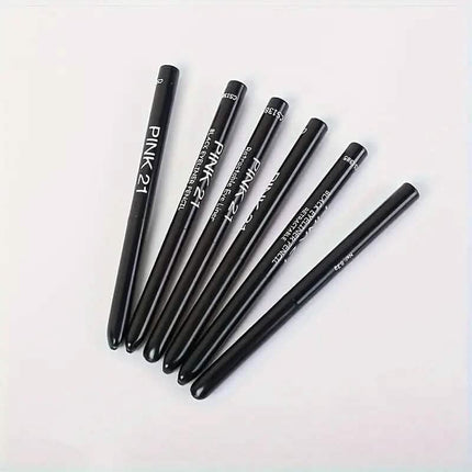 5-Pack: Waterproof and Sweat-Proof Black Eyeliner Pencil
