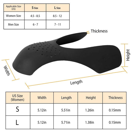 5-Pairs: Shoes Crease Protectors
