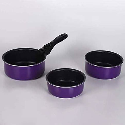 5-Piece: Chef's Star Nonstick Cooking Pot Set