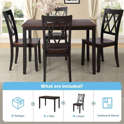5-Piece: Dining Table Set
