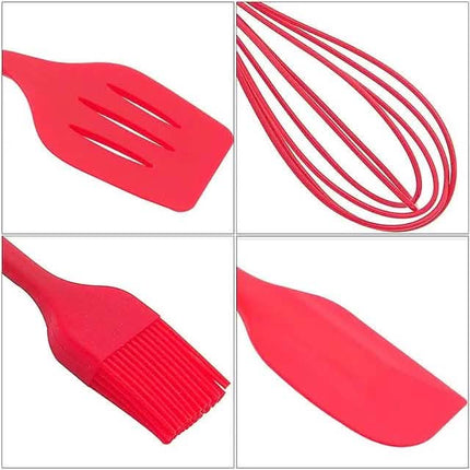 5-Pieces: Silicone Cooking Utensils Sets