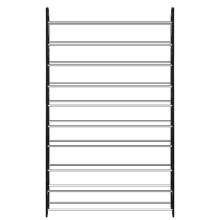 50-Pair Shoe Rack Storage Organizer 10-Tier Portable Wardrobe Tower