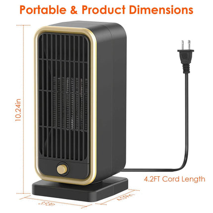 500W Portable Electric Heater