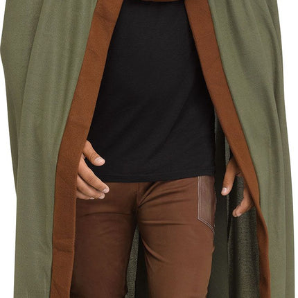 Woodland Warrior Robin Hood Cloak Adult Green Medieval Cape