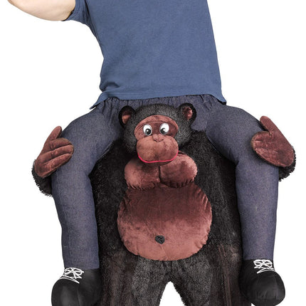 Carry Me Ride A Gorilla Monkey Adult Costume