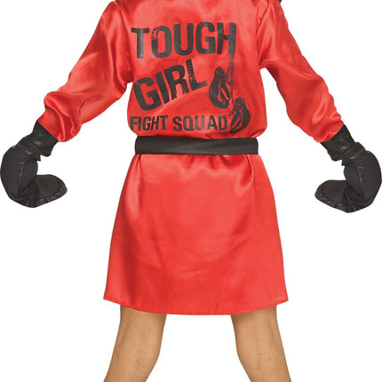 Tough Girl Red Boxer Child Costume Size Large 12-14