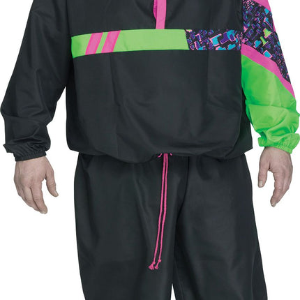 80's Men's Track Suit Retro Adult Costume Plus Size
