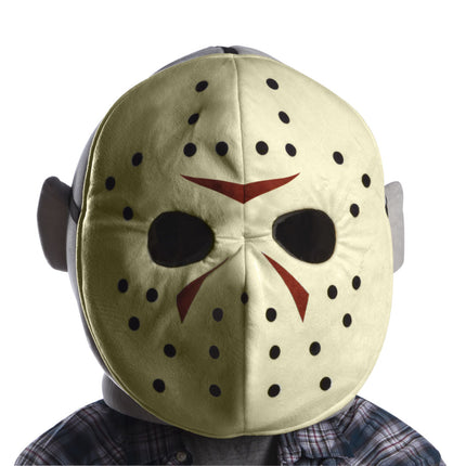 Large Plush Friday The 13th Jason Voorhees Mascot Head Hockey Mask