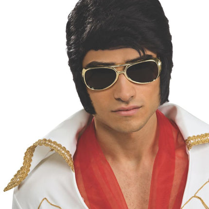 Deluxe Elvis Now Costume Wig with Sideburns 51790