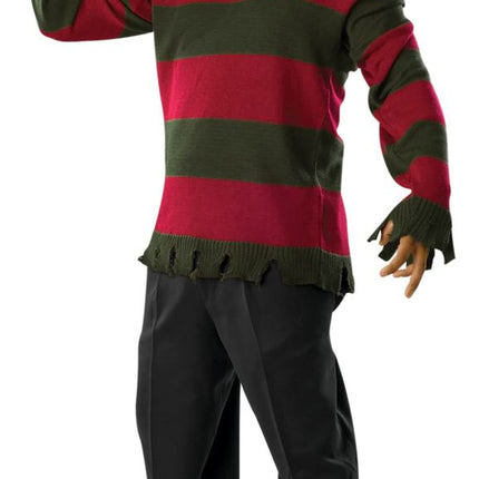 Freddy Krueger Costume Deluxe Sweater Size X-Large