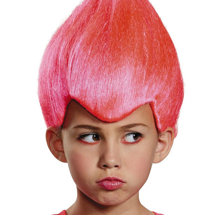 Disguise Pink Wacky Troll Thing Child Costume Wig