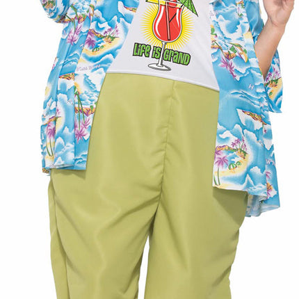 Tropical Tourist Couples Adult Costume Size Standard