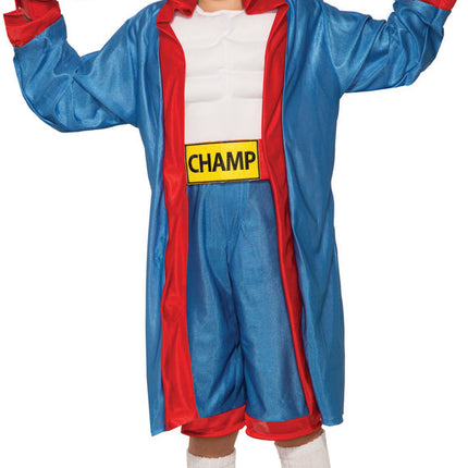 Boxer Boy Champ Child Costume Size Large 12-14
