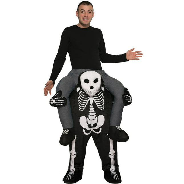 Forum Men's Ride on Skeleton Deluxe Adult Shoulder Rider Costume