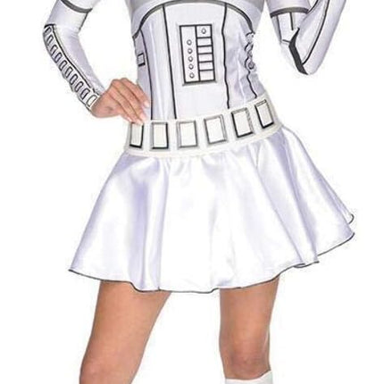 Storm Trooper Women's Star Wars White Dress