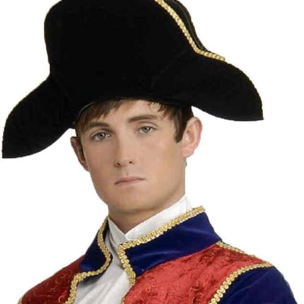 Napoleon Hat Men's Colonial Tricorn Costume Hat