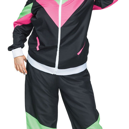 80's Track Sweat Suit Adult Costume 2X 22-24