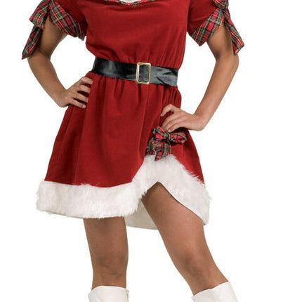 Miss Santa Christmas Costume Size Standard 6-14 Dress