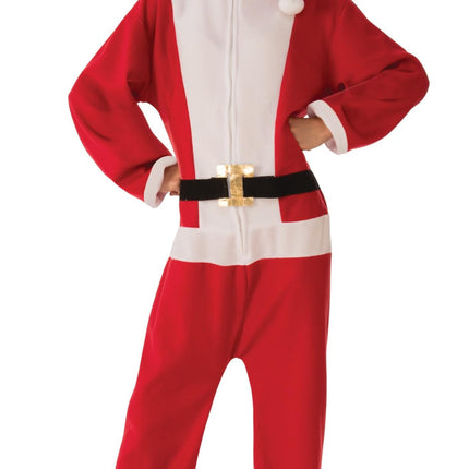 Santa Jumper Jumpsuit Pajama Costume Large