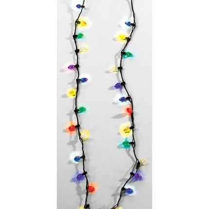 Christmas Light Bulb Necklace Light Up