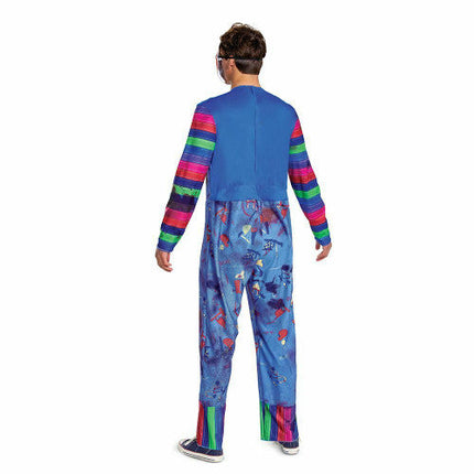 Childs Play Chucky Doll Overalls Deluxe Adult Costume XL 42-46