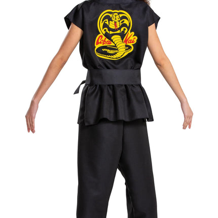 Cobra Kai Karate Gi Black Classic Costume Adult Large/X-Large