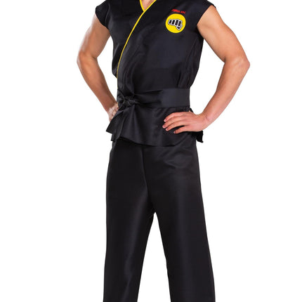 Cobra Kai Karate Gi Black Classic Costume Adult Large/X-Large