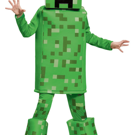 Creeper Prestige Minecraft Child Costume Large 10-12