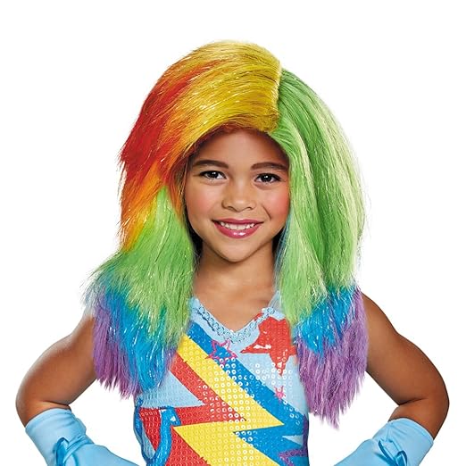Rainbow Dash My Little Pony Rainbow Child Costume Wig