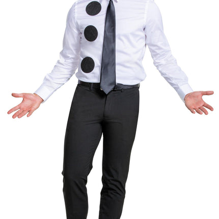Jim The Office 3-Hole Punch Adult Kit Halloween Costume