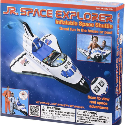 Jr. Space Explorer Inflatable Space Shuttle House or Pool Fun