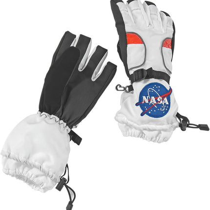 White NASA Astronaut Gloves Boys Large